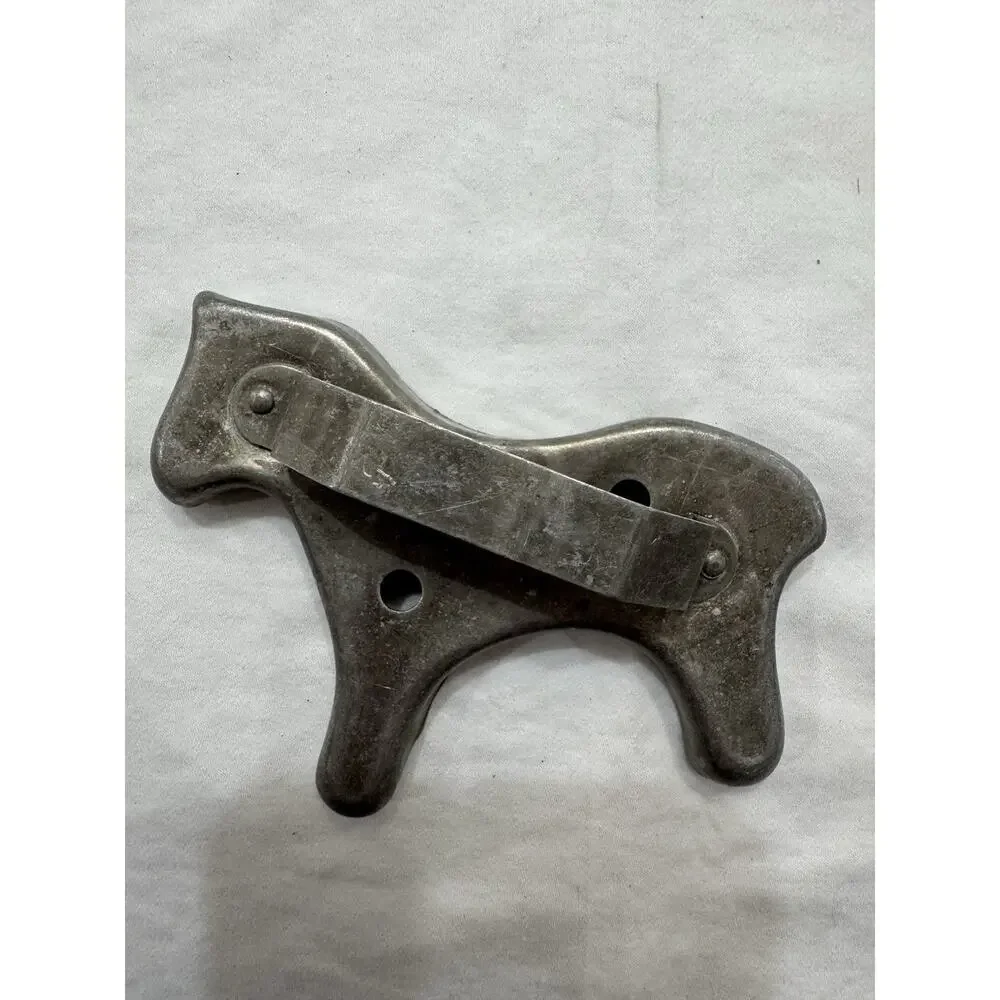 Vintage‎ Silver Tin Cookie Cutters Animals